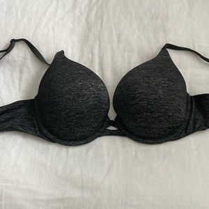 Heathered black Victoria’s Secret bra